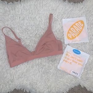 Parade BUNDLE: Plunge Bralette and Universal Hip Hugger Underwear, size S